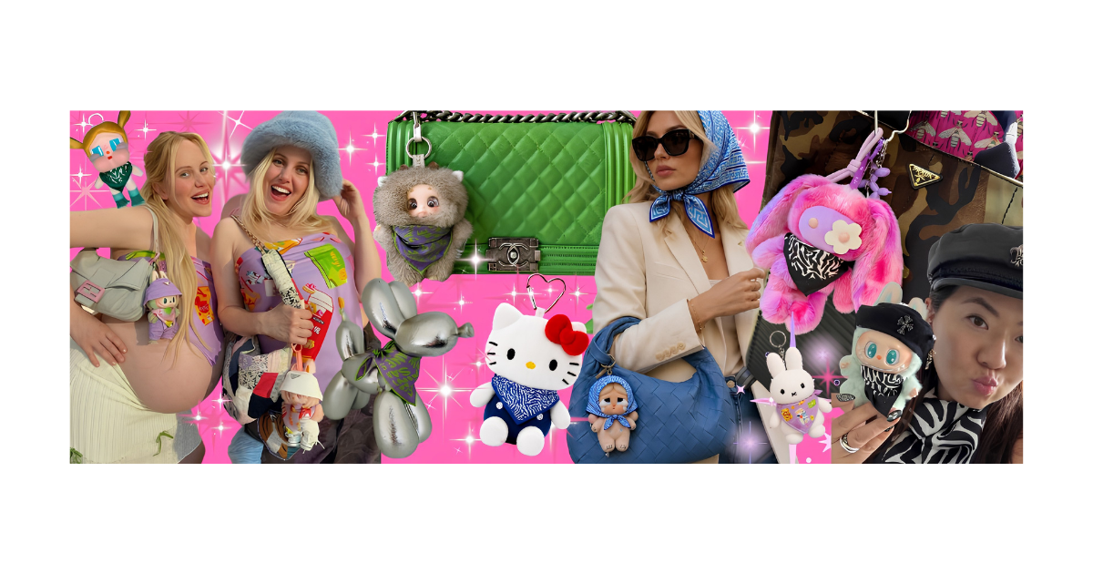 Saint Jane Baby Jane- mini scarves that match you and your bag charm