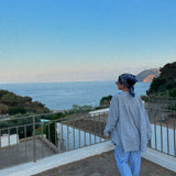 Zebra, Blue & Cream Silk Twill Scarf