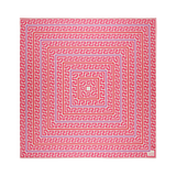 Maze, Berry Swirl Silk Twill Scarf