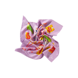 Asian Snacks, Lilac Silk Twill Scarf