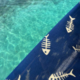Tetra Fish Sarong Navy