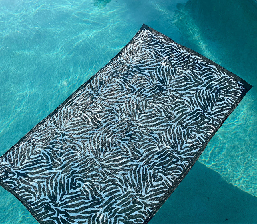 Zebra Black & White Cotton Sarong