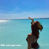 Caribbean Print Silk Twill Scarf