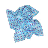 Maze, Blue Bayou Silk Twill Scarf
