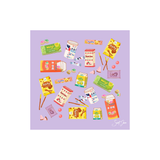 Baby Jane Asian Snacks, Lilac Silk Scarf