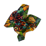 Caribbean Print Silk Twill Scarf