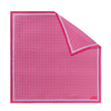 Houndstooth, Mulberry Silk Twill Scarf