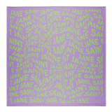 Baby Jane Lime & Lilac Warp Silk Scarf