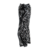 Zebra Black & White Cotton Sarong